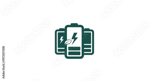 Charging Batteries - Symbol of Power, Energy, and Electrical Supply.