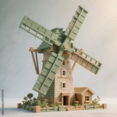 Sustainable LEGO A LEGO model made from sustainable materials (2