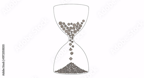 Hourglass timer for effective countdown time management