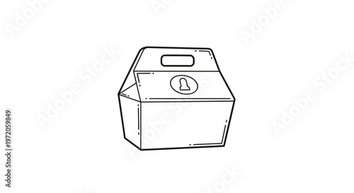 Chinese food takeout container.