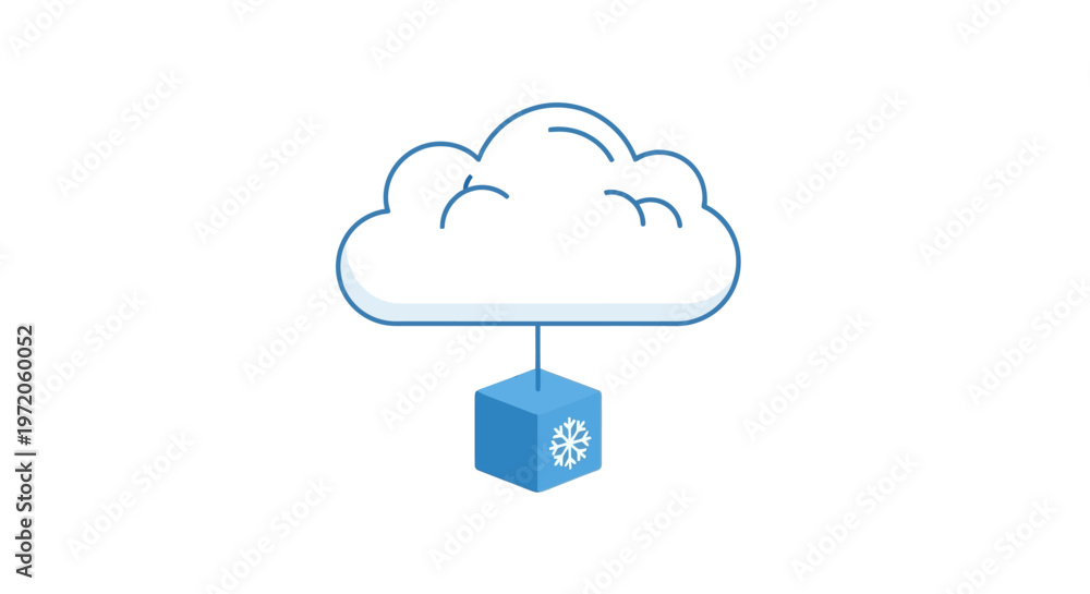 Obraz premium Cloud Storage Data Center Server.