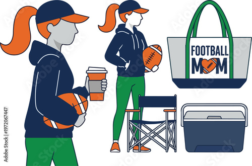 Football Mom and American Football.