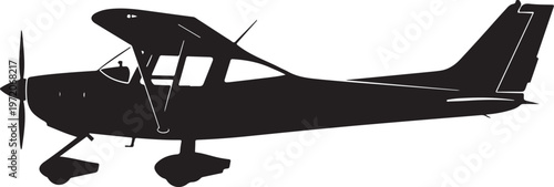 Airplane, aircraft, plane silhouette, black, vector, aviation icon