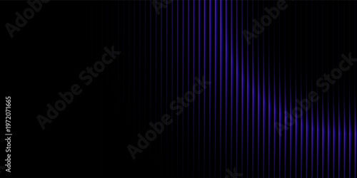 Ribbed fractal glass texture with dreamy purple and black gradient  futuristic elegant mysterious background  bold dynamic design blending bright colors with geometric symmetry  modern vector
