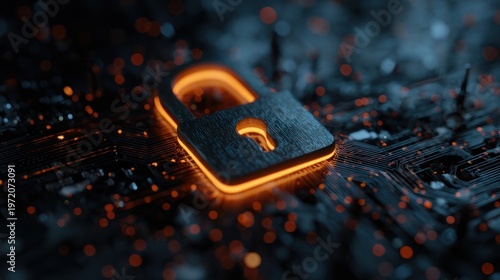 Abstract image of a person with the silhouette of a head and shoulders