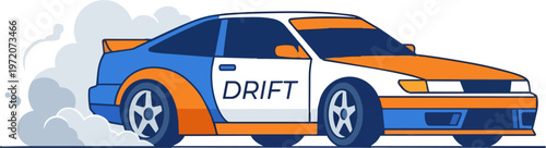 Drift Car Racing Vehicle.