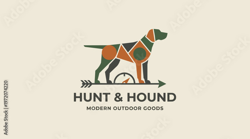 Hunt and Hound Logo Design.