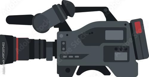 Professional video camera equipment.