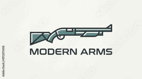 Modern Arms Shotgun Illustration.