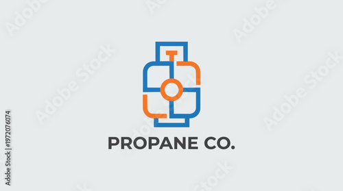 Propane Company Logo Design.