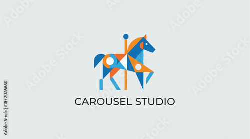 Horse Carousel Studio Logo.