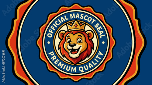Lion Head Logo Premium Quality.