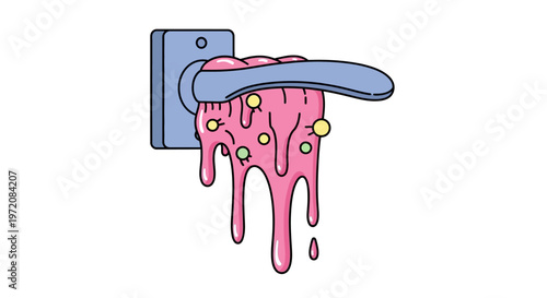 Donut on a door handle sweet.