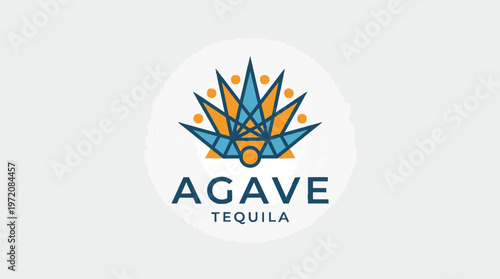 Agave Tequila Brand Logo Design.