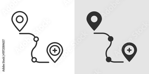 Health Milestone Icon representing significant achievements or progress in a person’s health journey, such as reaching fitness goals, recovery stages, or wellness improvements.