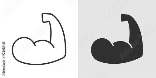 Muscle Recovery Icon representing the process of repairing and strengthening muscles after exercise, promoting rest, healing, and improved physical performance.