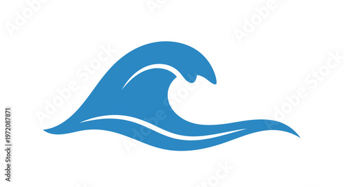 Blue Ocean Wave Icon