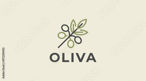 Oliva brand logo design.