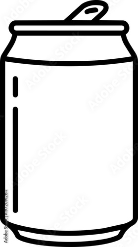 Soda Can with Pop Top.