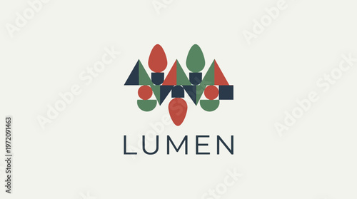 Lumen logo design elements.