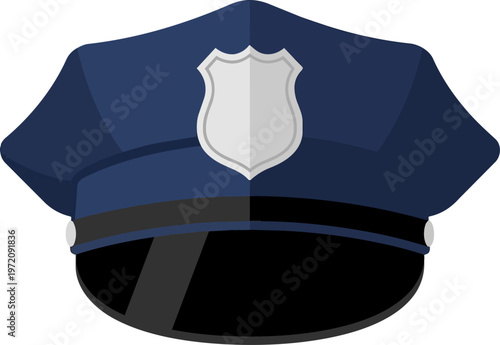 Police Officer Hat Emblem Badge.