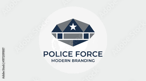 Police Force Modern Branding Logo.