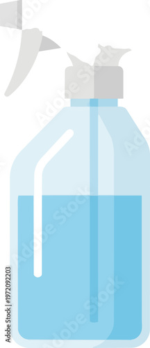 Hand sanitizer spray bottle.