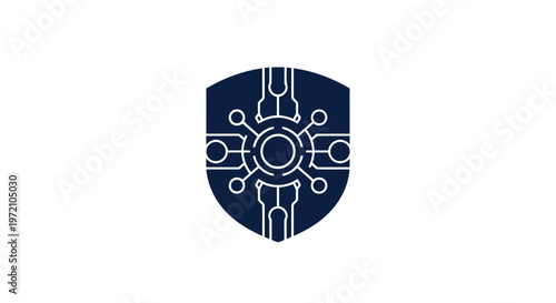 Digital Security Shield - A Modern Cyber Protection Concept.