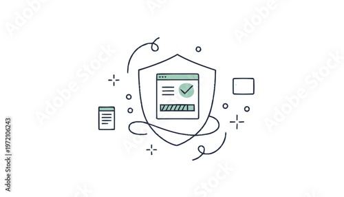 Digital Security Shield - Protecting Online Data and Privacy.