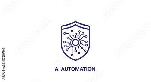 Digital Security Shield with AI Automation for Data Protection.