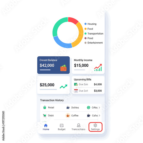 Business finance dashboard on screen.