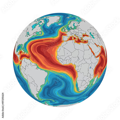 El Nino weather pattern on Earth.