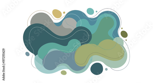 Colorful abstract shapes design element 7.