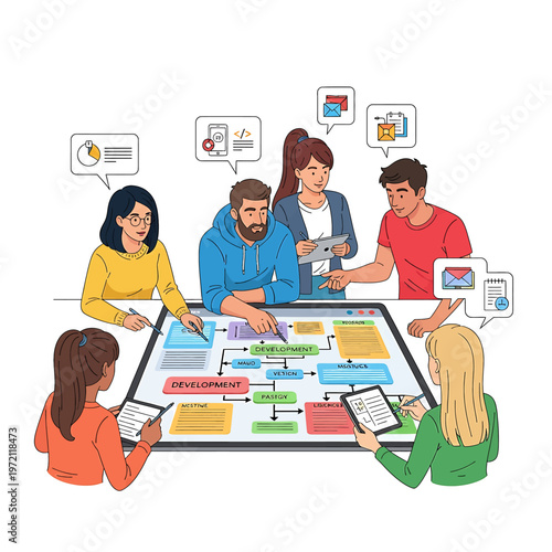 Diverse group of people in meeting 7.