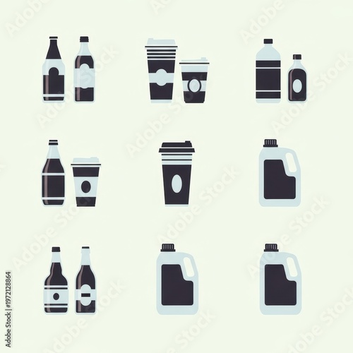 Bottle Cup Gallon Layout