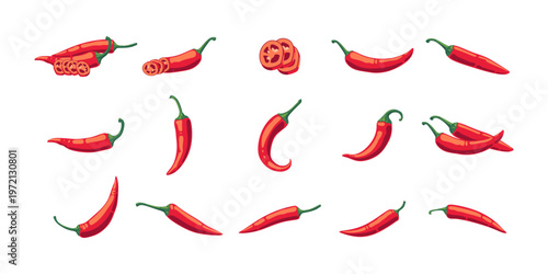 Red Chili Pepper Illustration