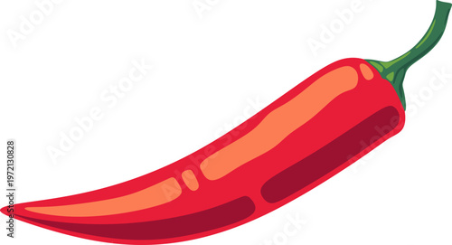 Red Chili Pepper Illustration