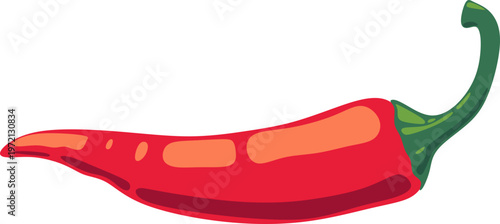 Red Chili Pepper Illustration