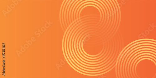 Abstract orange background with diagonal lines. Dynamic shapes composition eps 10