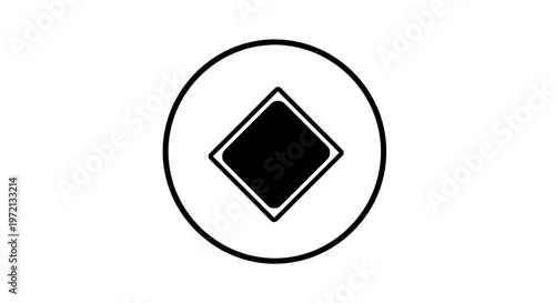 Geometric shapes, black and white icons, line art symbols, vector graphics