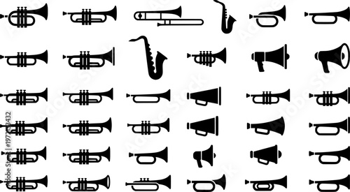 Vuvuzela Stadium Plastic Horn Vector Icon
