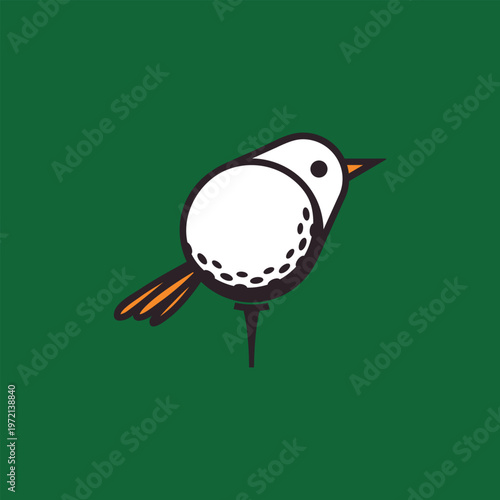Birdie Golf Vector Image