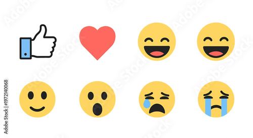 Collection of various emoticon faces 2.