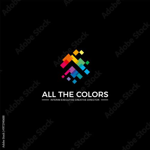 Colorful Abstract Design for Creative Agency, Digital Branding and Innovation