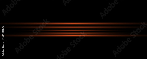 Clean minimalist dark background with rhythmic horizontal orange light pinstripes for luxury banner.