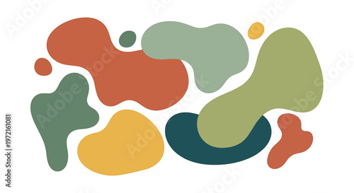 Colorful abstract shapes and forms 8.