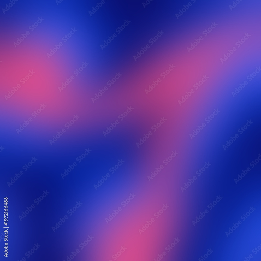 Obraz premium Smooth gradient background blending deep blue into rich purple tones, creating a soft, modern and minimal abstract backdrop with a calm, digital aesthetic