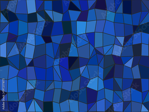 Vibrant Stained Glass Texture Geometric Cells Artistic Design