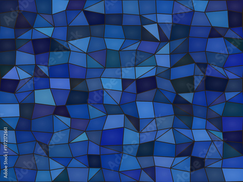 Colorful Stained Glass Window Mosaic Pattern Abstract Background