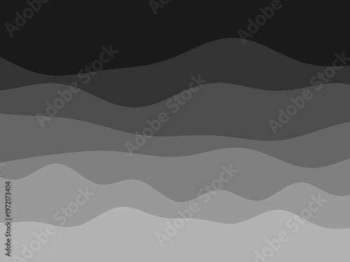 Modern Paper Cut Depth Effect Abstract Layered Vector Design